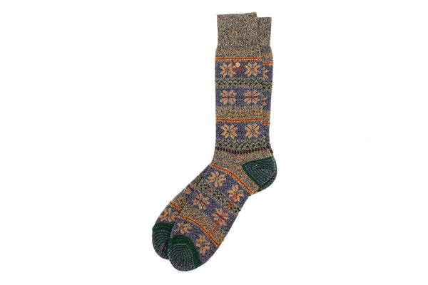 Fairisle Andean Alpaca Yarn Socks