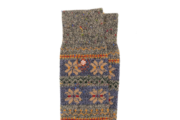 Fairisle Andean Alpaca Yarn Socks