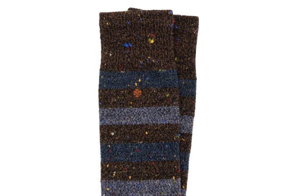 Stripe Andean Alpaca Yarn Socks
