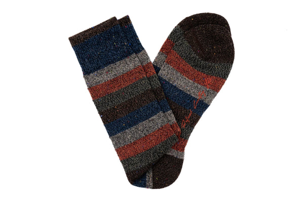 Stripe Andean Alpaca Yarn Socks