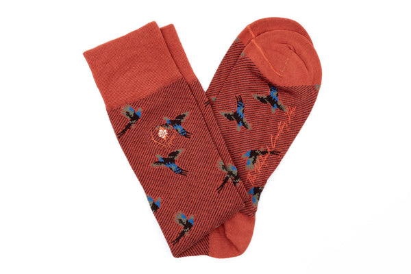Pheasant Peruvian Pima Cotton Socks