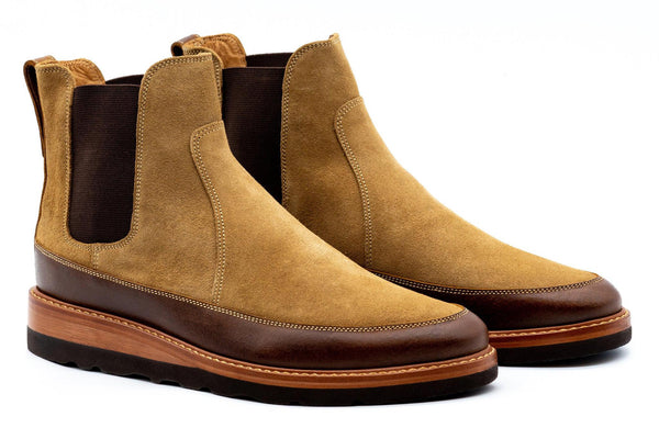 Morgan Water Repellent Suede Leather Boots