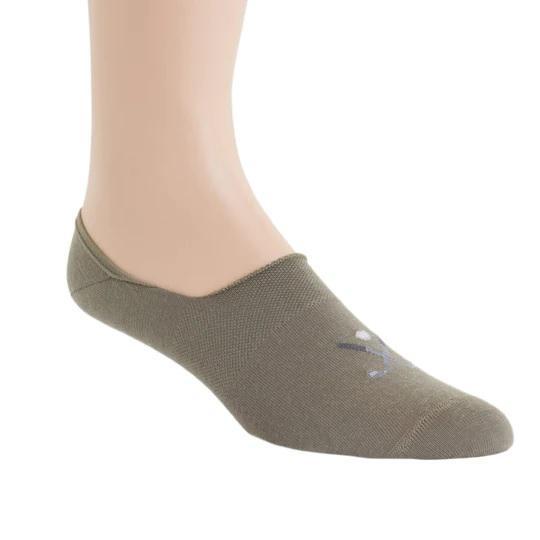 Golf Club High Vamp Wool Sock Linked Toe No Show Sock