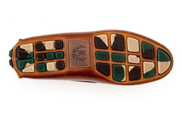 Monte Carlo Oiled Saddle Leather Horse Bit Driving Loafers