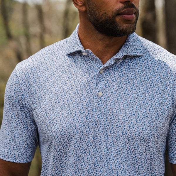 Forestfall Printed Performance Polo
