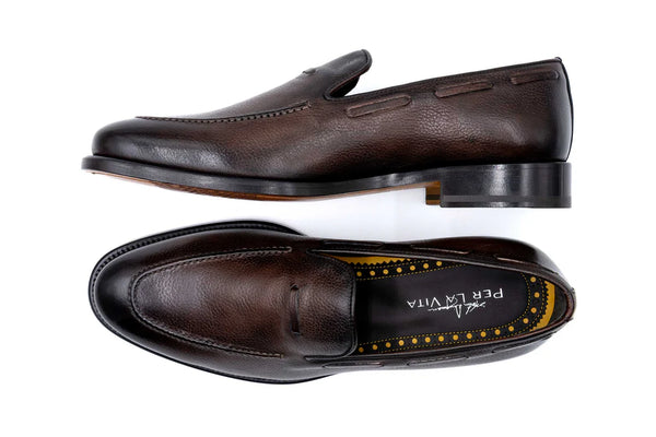 Napoli Italian Calf Leather Venetian Loafers