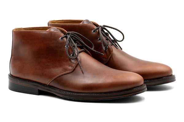 Old Row Oiled Saddle Leather Chukka Boots