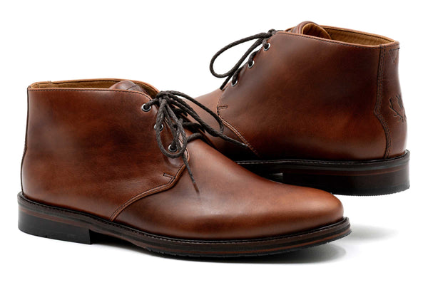 Old Row Oiled Saddle Leather Chukka Boots
