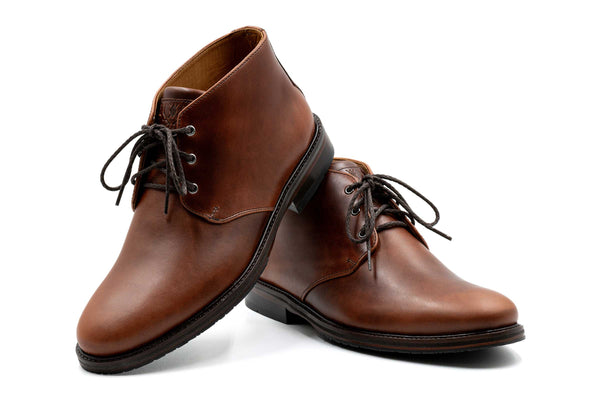 Old Row Oiled Saddle Leather Chukka Boots