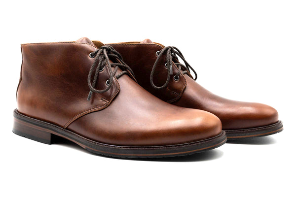 Old Row Oiled Saddle Leather Chukka Boots