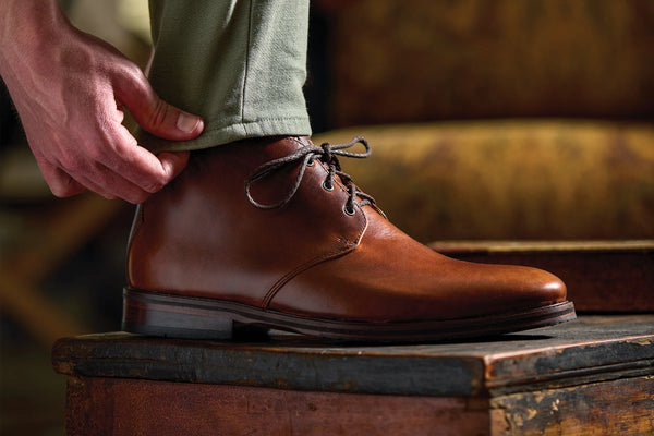 Old Row Oiled Saddle Leather Chukka Boots