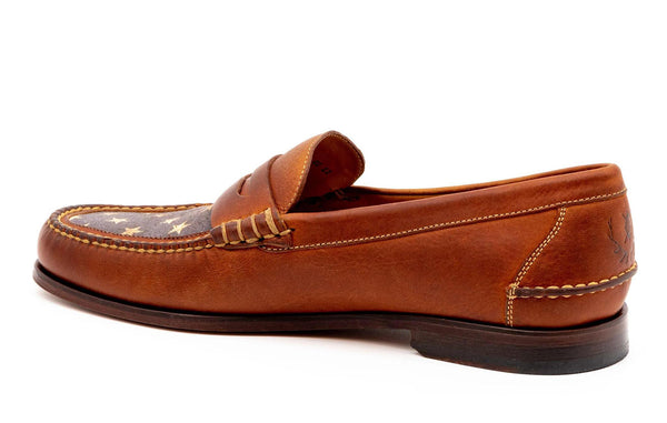 All American Oiled Saddle Leather Penny Loafers