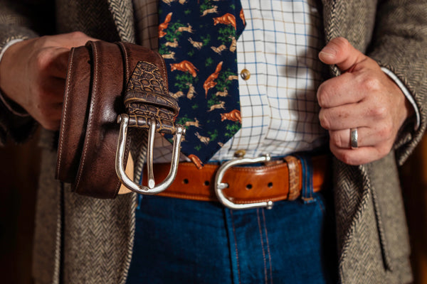 Tyler Italian Saddle Leather Belt