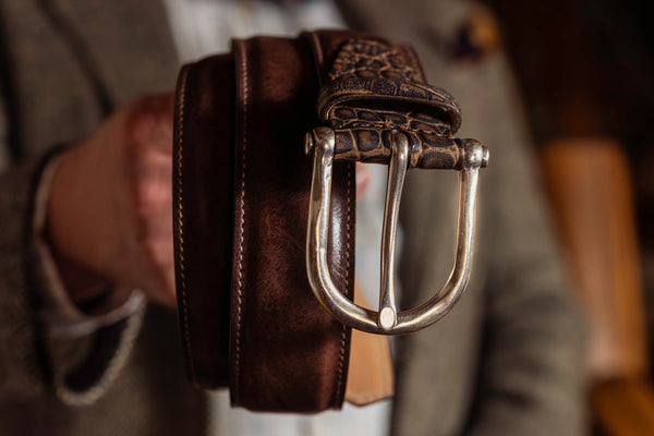 Tyler Italian Saddle Leather Belt