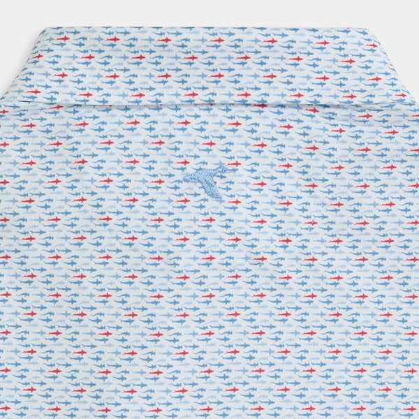 Fin Frenzy Printed Performance Polo