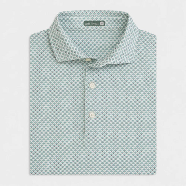 Agave Printed Performance Polo