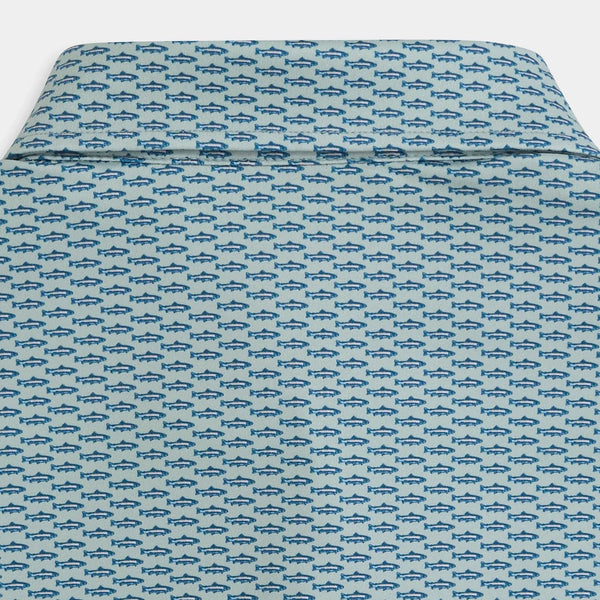Trout Run Printed Performance Polo