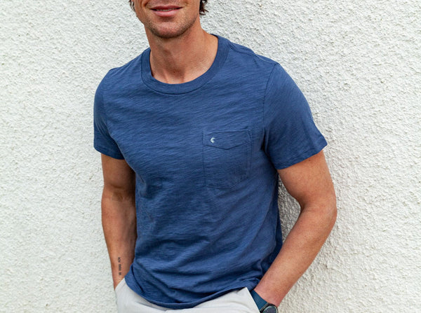 Slub Cotton Short Sleeve T-Shirt
