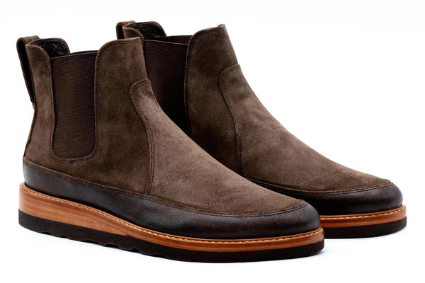 Morgan Water Repellent Suede Leather Boots