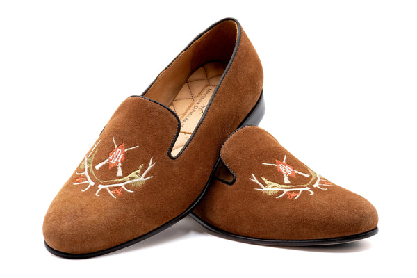 Royal Suede Smoking Slipper