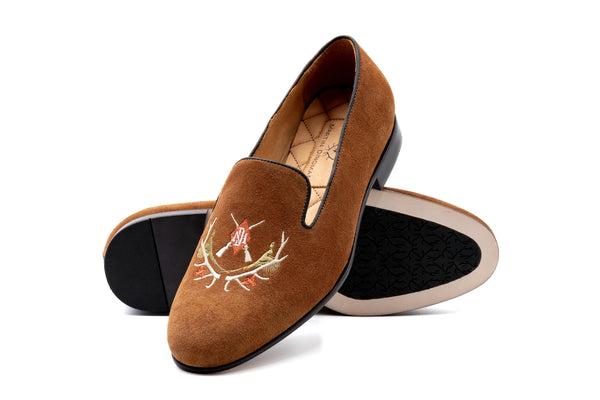 Royal Suede Smoking Slipper