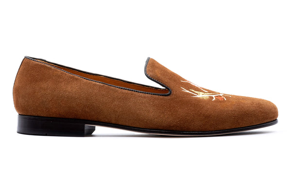 Royal Suede Smoking Slipper