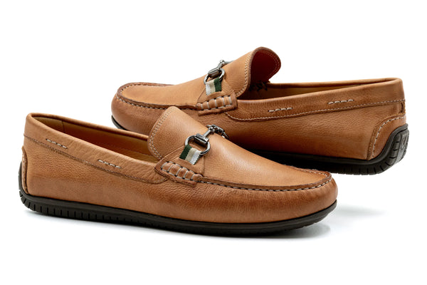 Bermuda Saddle Leather Horse Bit Loafers
