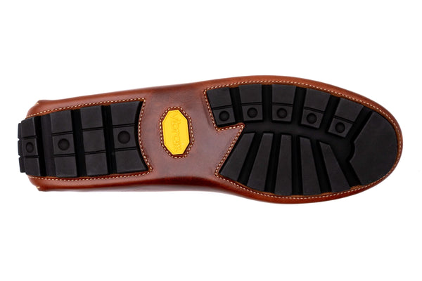 Old Row Saddle Leather Penny Driving Loafers