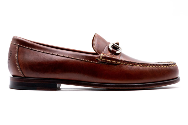 Old Row Oiled Saddle Leather Horse Bit Loafers