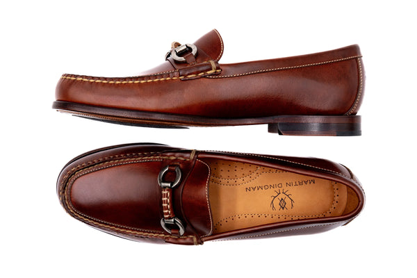 Old Row Oiled Saddle Leather Horse Bit Loafers