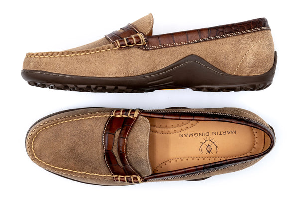 Bill Suede Penny Loafers