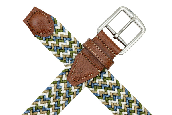 Newport Woven Italian Rayon Elastic Belt