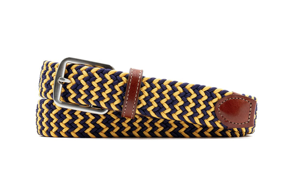 Collegiate Newport Woven Italian Rayon Elastic Belt