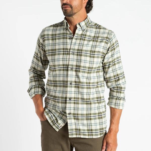 Maynard Plaid Cotton Flannel Sport Shirt