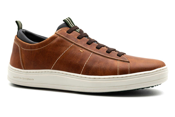 Cameron Oiled Saddle Leather Sneakers