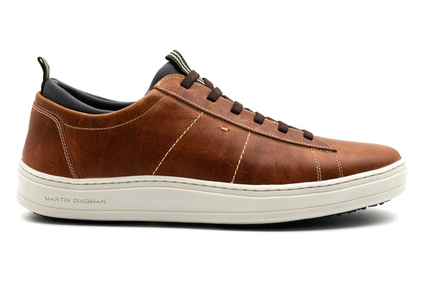 Cameron Oiled Saddle Leather Sneakers