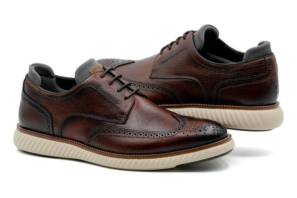 CountryAire Pebble Grain Leather Wingtip