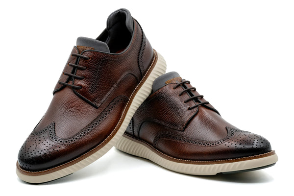 CountryAire Pebble Grain Leather Wingtip