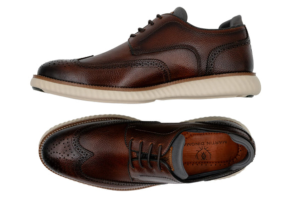 CountryAire Pebble Grain Leather Wingtip