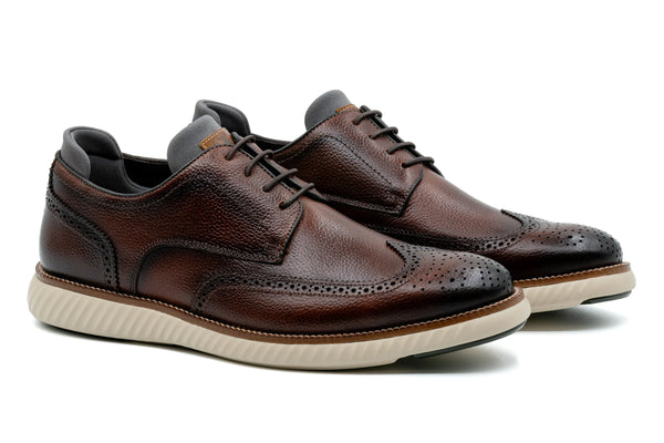 CountryAire Pebble Grain Leather Wingtip