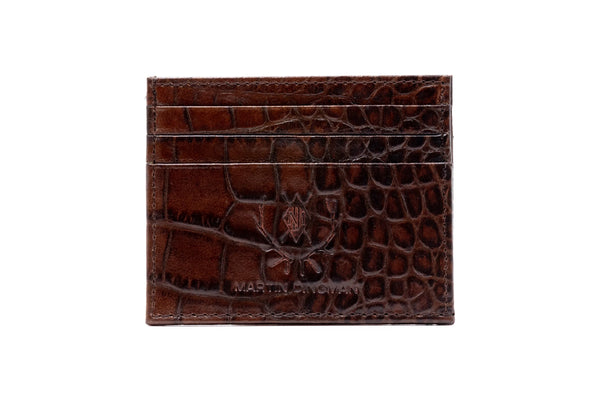 Anthony Alligator Grain Executive ID Card Case