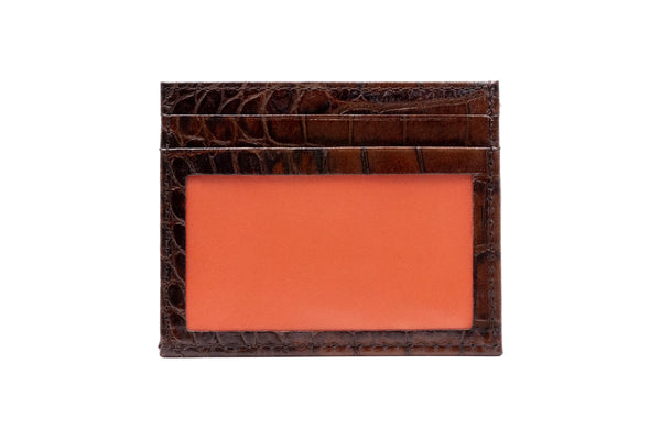 Anthony Alligator Grain Executive ID Card Case