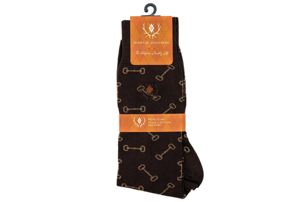 Horse Bit Peruvian Pima Cotton Socks