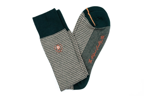 Puppy Tooth Peruvian Pima Cotton Socks