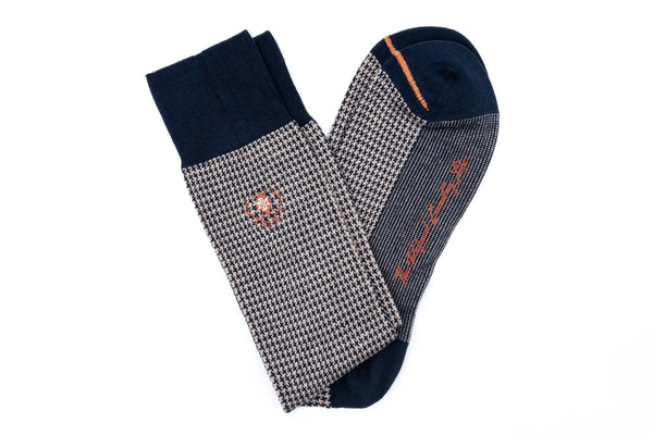 Puppy Tooth Peruvian Pima Cotton Socks