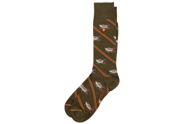 Wood Duck Peruvian Pima Cotton Socks