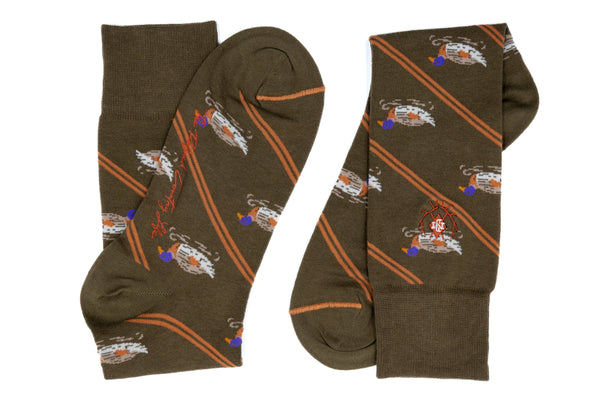 Wood Duck Peruvian Pima Cotton Socks