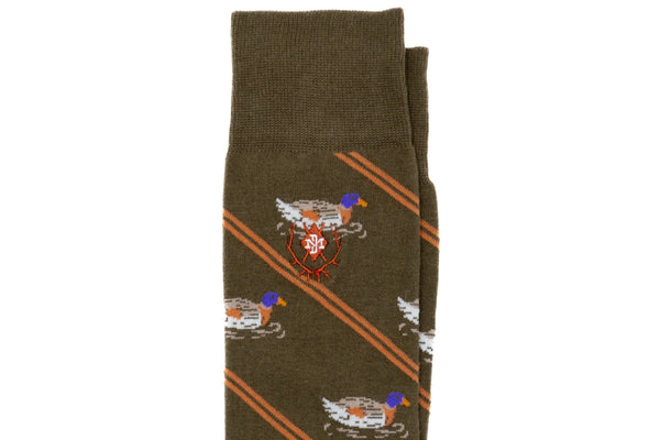 Wood Duck Peruvian Pima Cotton Socks
