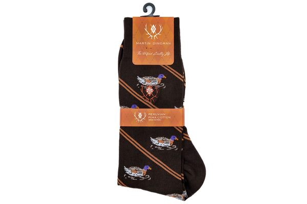 Wood Duck Peruvian Pima Cotton Socks
