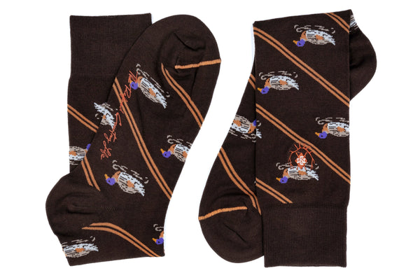 Wood Duck Peruvian Pima Cotton Socks